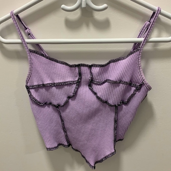 Shein Detailed Crop Top - Picture 2 of 4